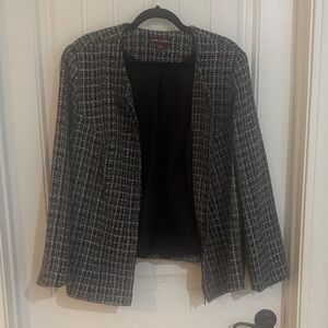 Jessica London Black and White Blazer